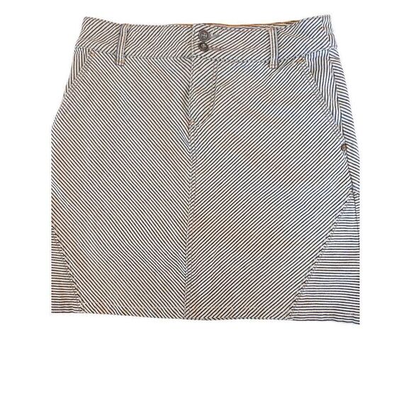 Pilcro and The Letterpress Striped High-Waisted Skirt - Size 25 EUC w/ Pockets - Picture 2 of 8